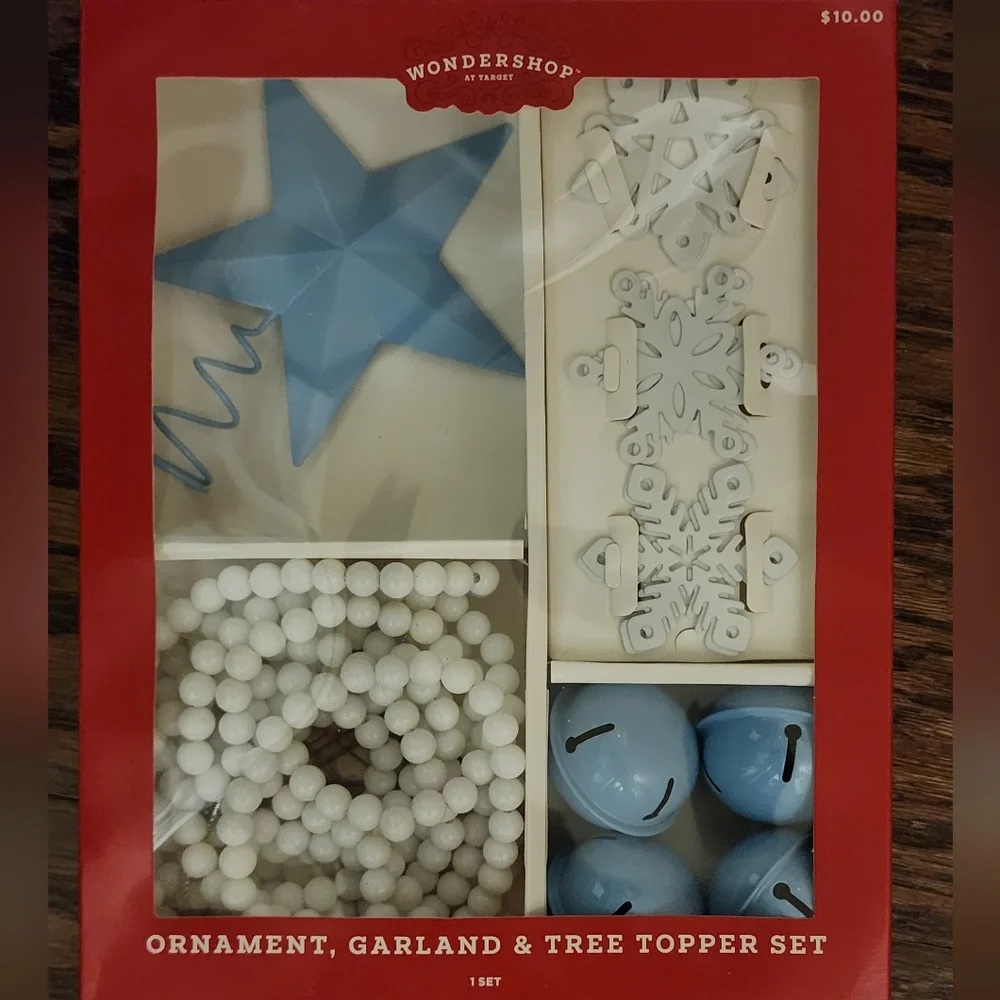 Target Wondershop Ornament Garland & Tree Topper